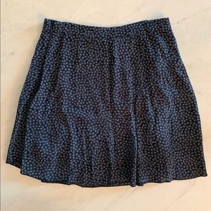 H&M Floral Flounce Mini Skirt